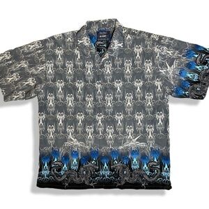 Vintage Y2K Dragon Tribal Graphic Shirt
